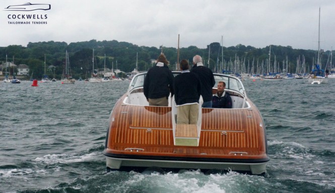 Cockwells 9.5m TT Grace E Superyacht - aft view