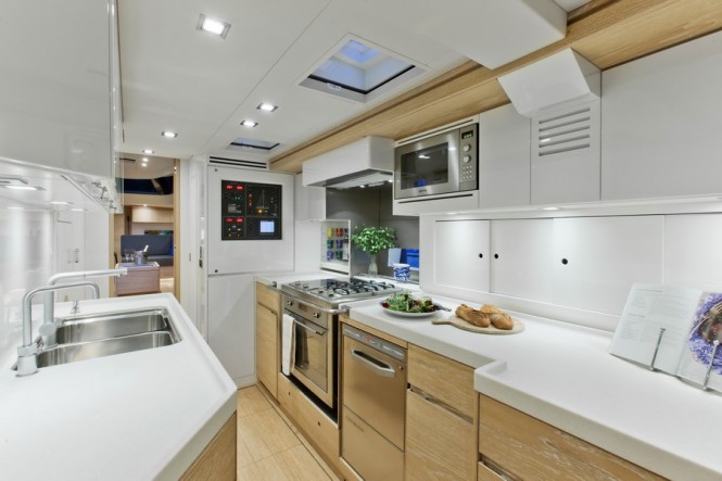 Feelin Good superyacht - galley