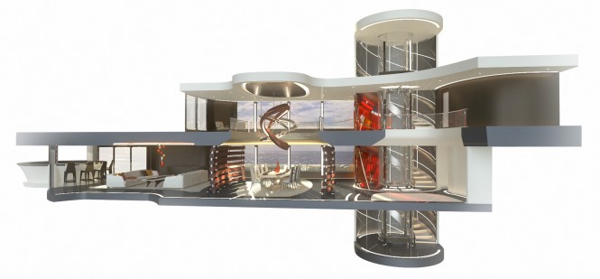 Illusion Yacht Concept - Interior