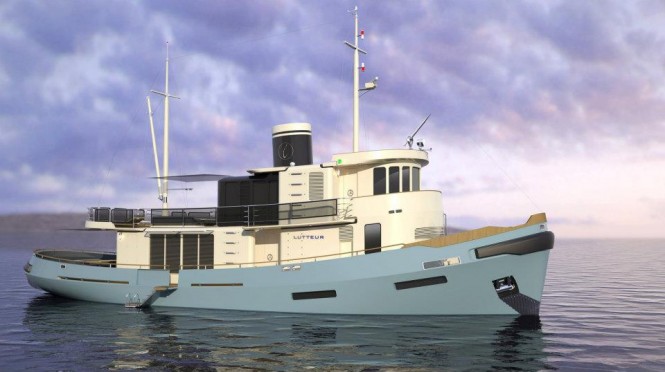 Le Lutteur Yacht converted into a superyacht by Cobra Yacht