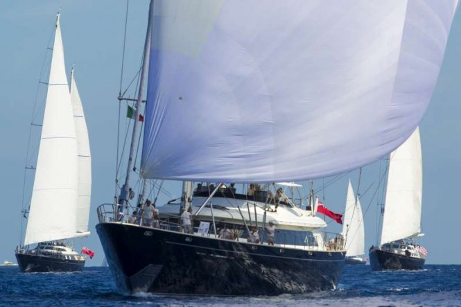 Luxury sailing yacht Silencio at Perini Navi Cup 2013 - Image credit to Perini Navi