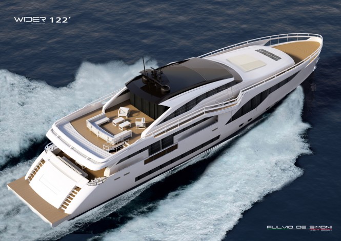 Luxury yacht Wider 122