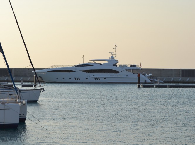 Predator 130 Yacht at Karpaz Gate Marina this season