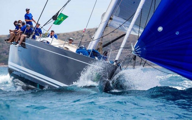 Swan 90S superyacht Freya at the Rolex Swan Cup Caribbean 2013 - Photo credit to Rolex Carlo Borlenghi