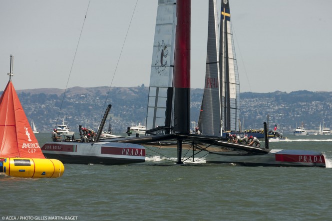 34th America's Cup - Louis Vuitton Cup - Semi-finals - Luna Rossa vs Artemis Racing - Race 4