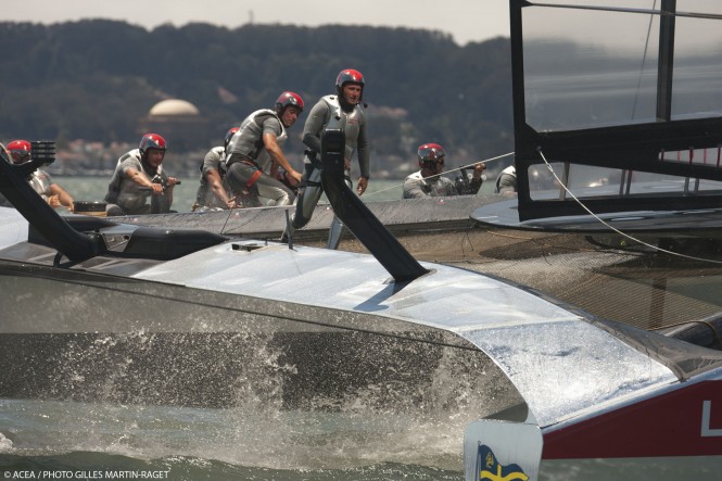 34th America's Cup - Louis Vuitton Cup - Semi-finals - Luna Rossa vs Artemis Racing - Race 4