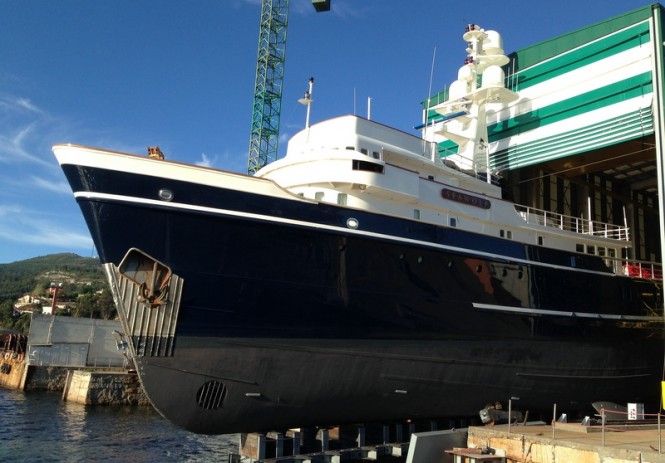 Expedition charter yacht Seawolf at Atollvic yard