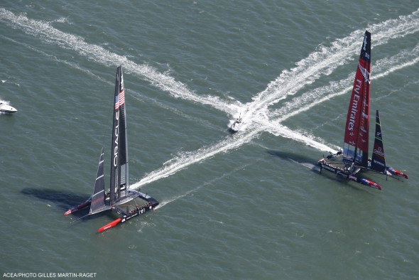 2013 America's Cup Finals - Day 1 - Photo credit to ACEA Photo Gilles Martin-Raget
