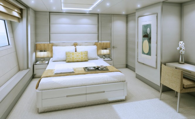Benetti F-125' Yacht - Guest Cabin