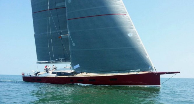 FC100 Yacht Nomade IV undergoing sea trial