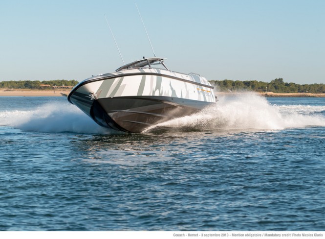 Hornet 1300 mega yacht tender - front view