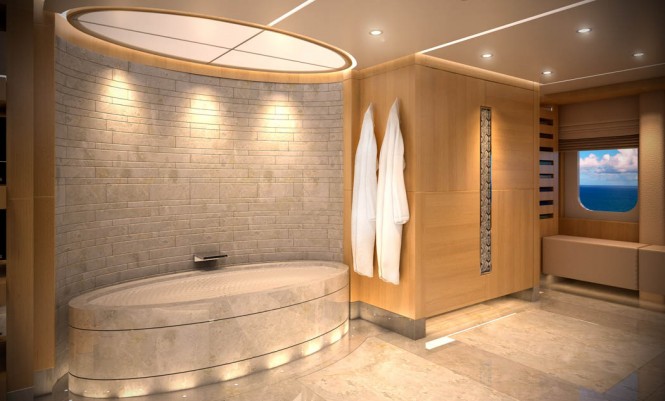 Luxury yacht Majesty 155 - Owner's En Suite