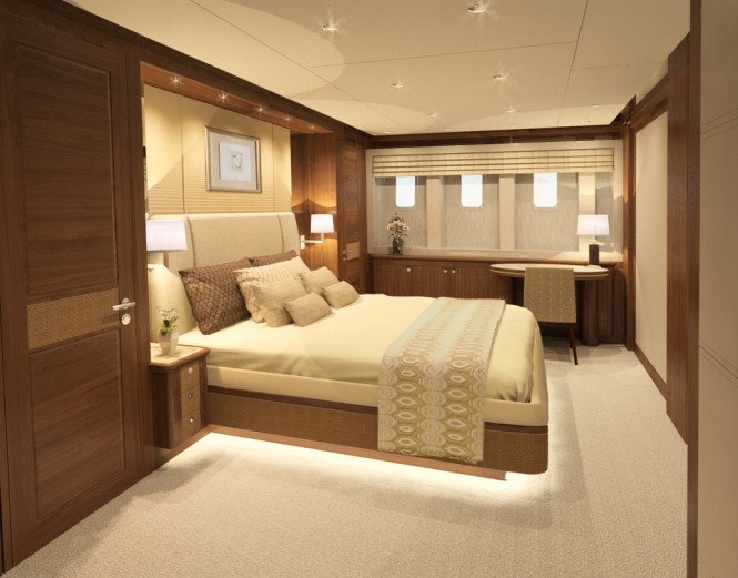 Luxury yacht Mulder 94 Voyager - Master cabin
