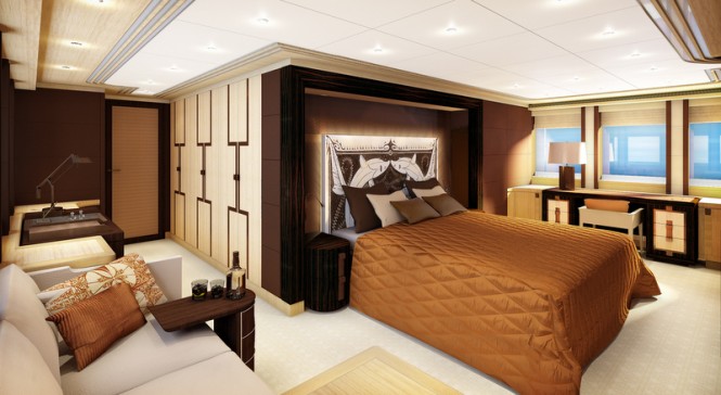 Motor yacht Project Galatea - Owners Stateroom