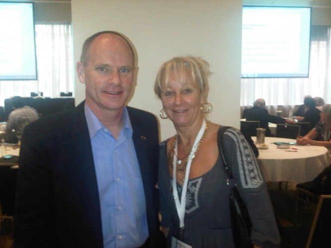 Premier Newman and MaryAnne Edwards