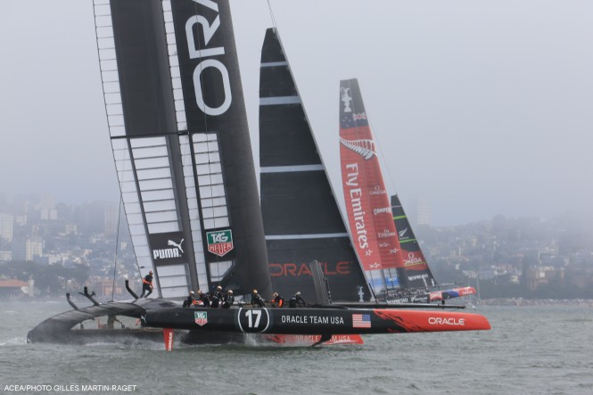 Race four of the America's Cup Finals 2013 - © ACEA:Photo Gilles Martin-Raget