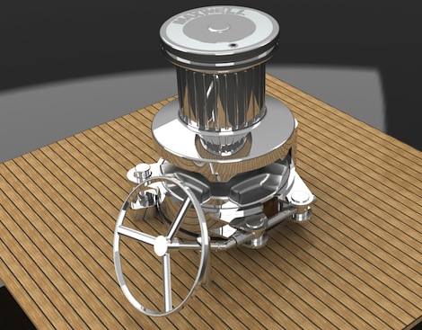 SY38 Windlass delivered to the 90m Pryde superyacht Illusion by Maxwell