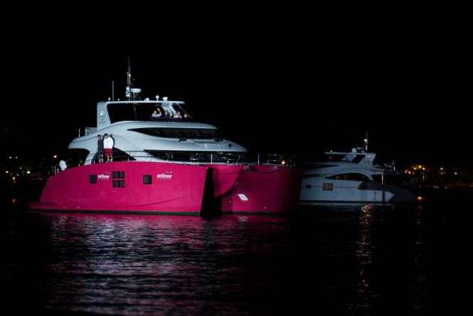 Sunreef yachts on display during the event