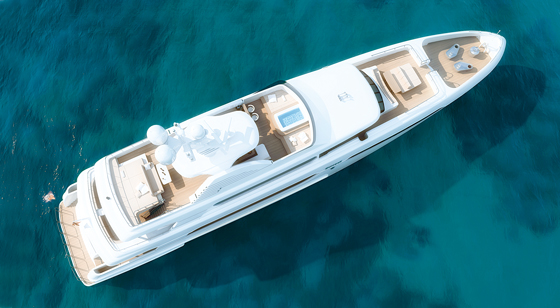 Sunrise 45m, 499 GRT, Design Studio Scanu, Interior Design Franck Darnet Design