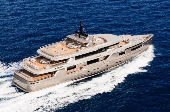 Superyacht Cacos V - upview