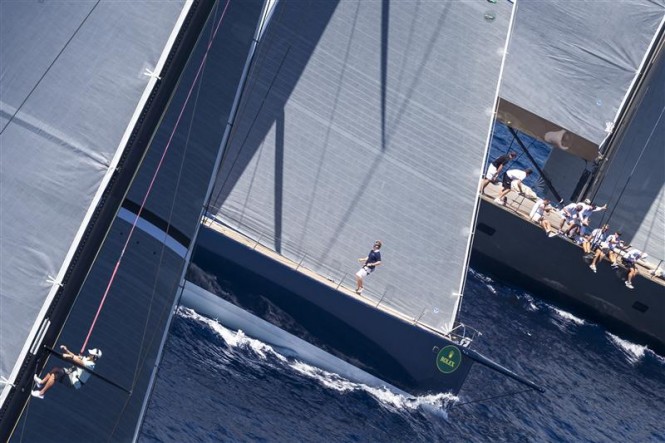 Wally Class at the start - Photo by Rolex Carlo Borlenghi
