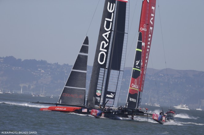 34th America's Cup - Oracle vs ETNZ; Day 1 Racing