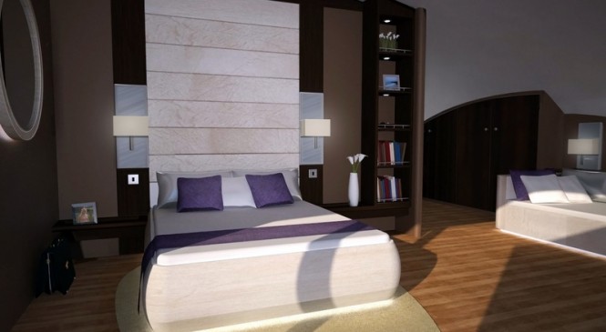 Floating Lodge Yacht Concept - Bedroom