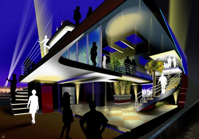 Aboard Ocean Atrium Yacht Concept