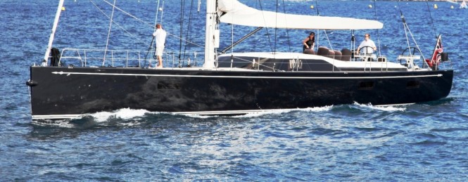 ClubSwan cocktail reception hosted by Swan 90S charter yacht Solleone