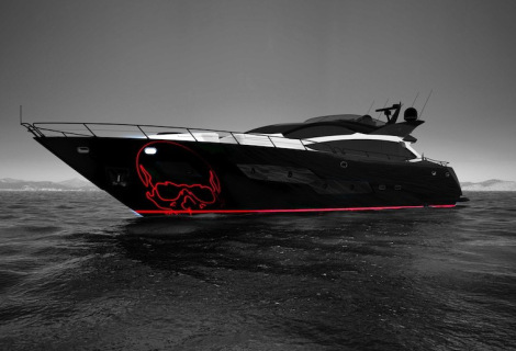 First Sunseeker 101 Sport Yacht in build with Sunseeker London