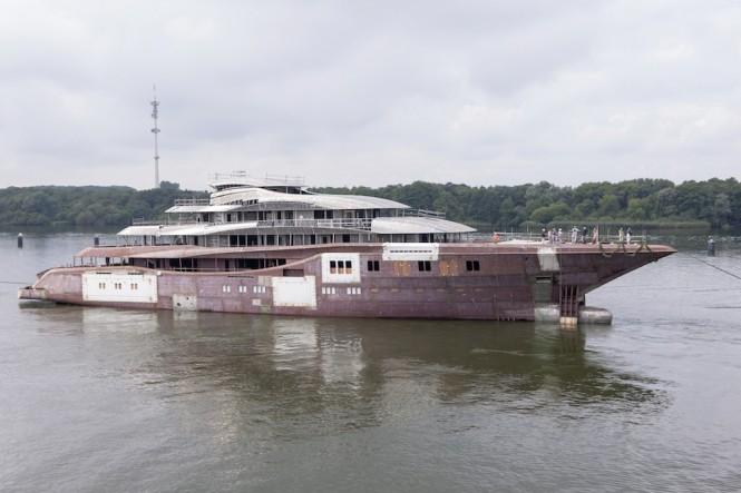 Luxury mega yacht Project Orchid