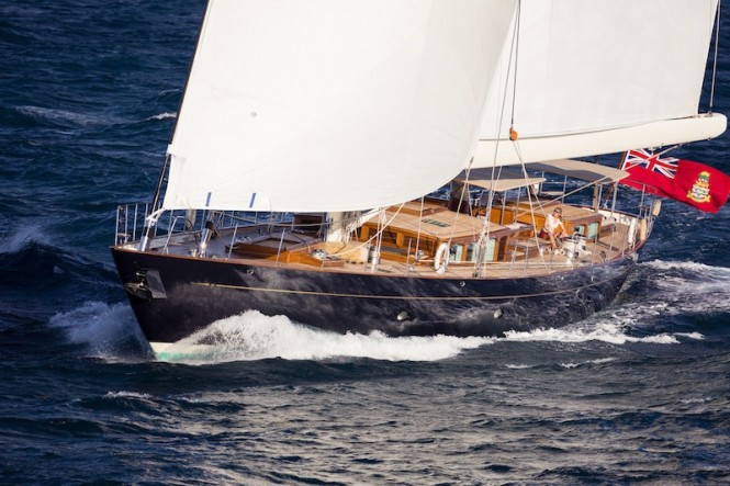 Royal Huisman Pumula superyacht - Photo by Cory Silken
