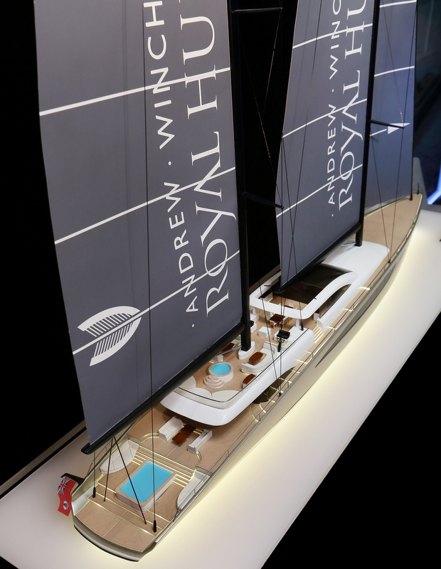 Superyacht DART80 concept - aft view