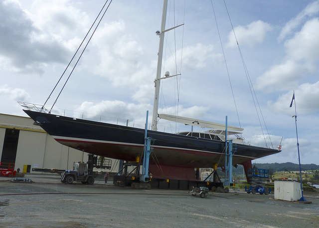 Superyacht Inmocean at Oceania Marine in New Zealand