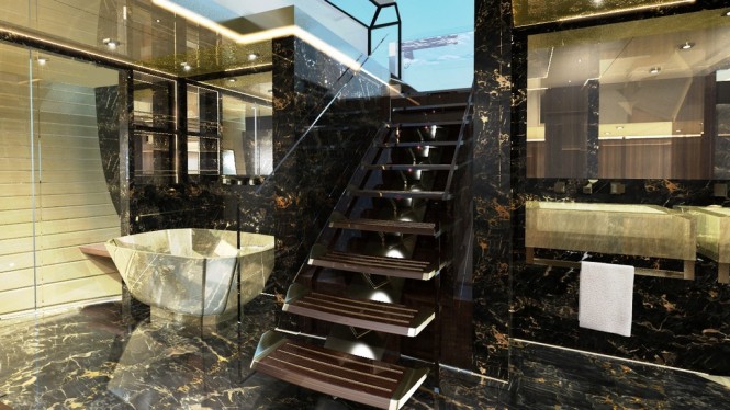 Superyacht Troy - Bathrooom