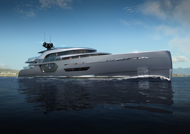 Tecnomar ENVY50 yacht - bow