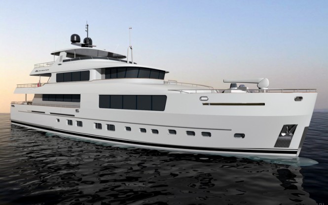 Superyacht Fifth Ocean 36 concept by Fifth Ocean Yachts and Ginton NA