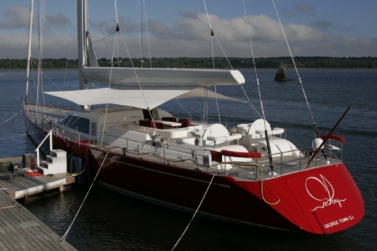 100' Nautor Swan superyacht Red Sky