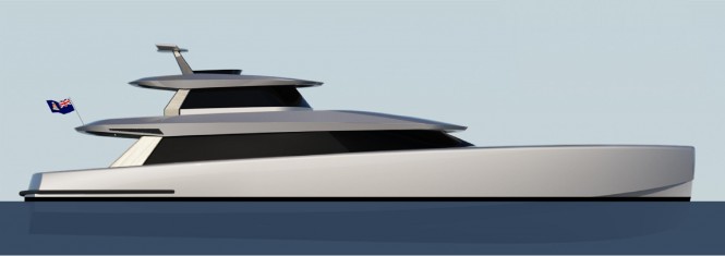 24m Yacht Fisherman Concept by Fifth Ocean Yachts and Brilliant Boats