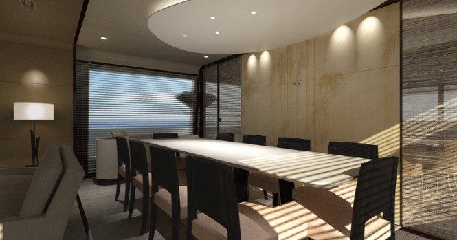 Azimut Grande 95RPH Yacht - Dinette