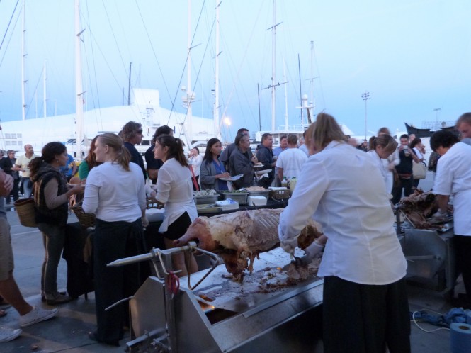 Charity barbecue organized by STP