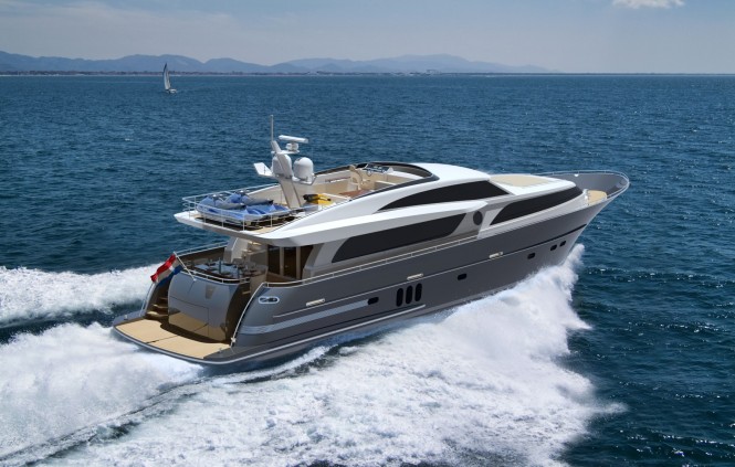 Continental III 26.00 superyacht - aft view