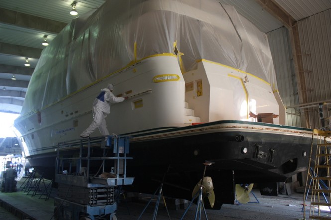 Liberty Yacht - aft view