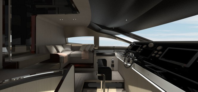 Luxury yacht 95RPH - Wheelhouse