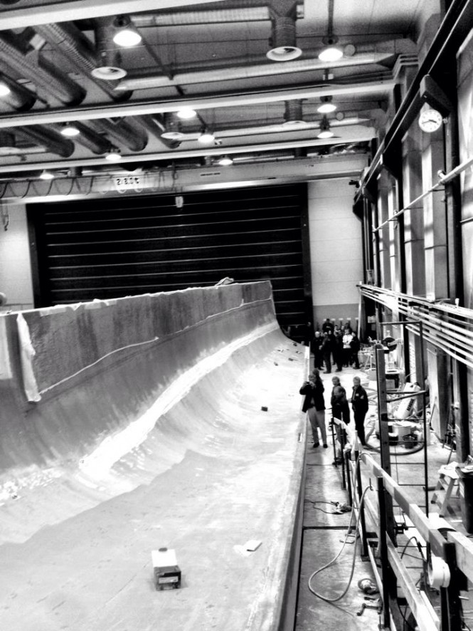 Luxury yacht Swan 115 RS in build at Nautor's Swan