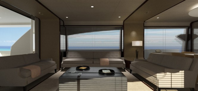 Motor yacht 95RPH - Saloon