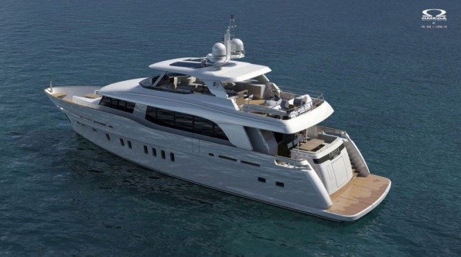 Mulder 94 Voyager Yacht - aft view