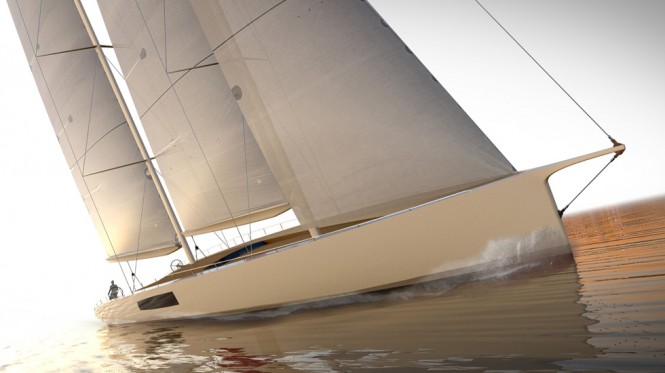 New 44m schooner by Persak & Wurmfeld and Derecktor Shipyards