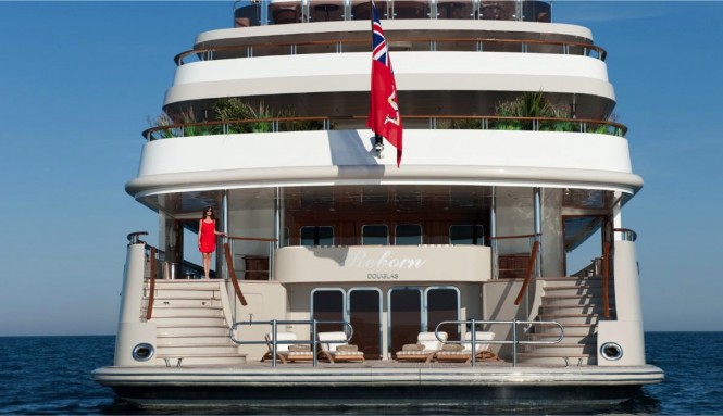 Project REBORN superyacht - Stern