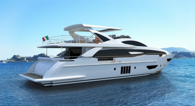 Superyacht 95RPH by Azimut - aft view